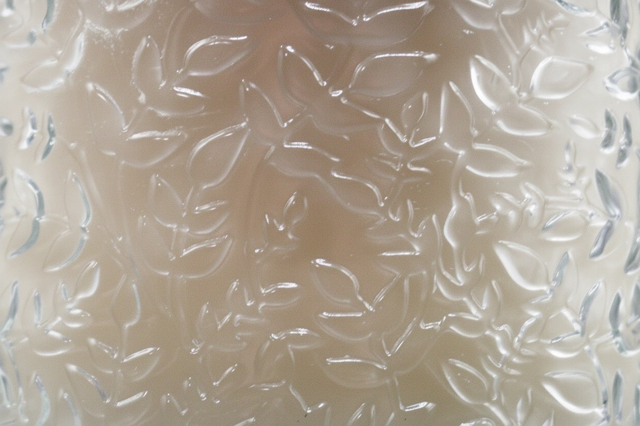 100% White Beeswax Candle